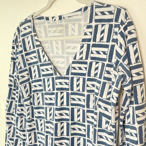 Mahi Gold Cotton Lycra Straight Dress Large - Picture 2 of 7